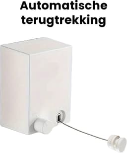 Flipflop Club® Waslijn In- en uittrekbaar | max. 4,2 meter | Stevig Waslijndraad – Wasdraad – Uittrekbare waslijn – Alternatief voor wasrek / compact wanddroogrek – Ruimtebesparend – Klein droogrek - Met of zonder boren - ideaal voor Studentenkamer — thumbnail 4
