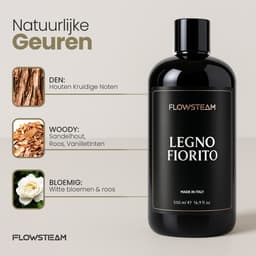 Legno Fiorito wasparfum van Flowsteam® - Italiaanse Wasparfum - 500ML — thumbnail 4