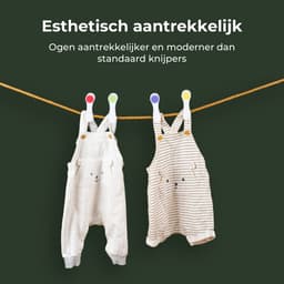Gandria Wasknijpers 48 Stuks - Kunststof Wasknijpers - Set van 48 Plastic Knijpers - Wasrek Knijpers 10 Kg - 4 Kleuren — thumbnail 5
