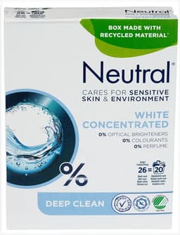 Neutral Waspoeder Wit 20 wasbeurten - parfumvrij - 975 gram — thumbnail 1