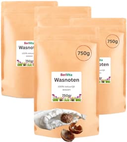 Wasnoten 3kg met 4 Waszakjes - Zeepnoten - Natuurlijk Wassen - 4x750gr — thumbnail 1