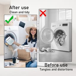 3x Wasmachine Waszakken voor Delicates, Lingerie en Ondergoed - Beschermend Net — thumbnail 5