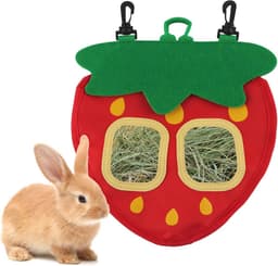 Voederzak voor Hooi en Snacks voor Kleine Dieren - Automatische Dispenser voor Konijnen en Cavia's — thumbnail 1