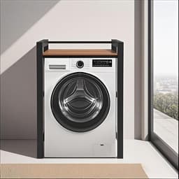 Verstelbaar Witgoed Rack voor Wasmachine en Droger - Robuuste Stalen Onderbouw - Max. 350 kg — thumbnail 2