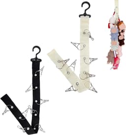 Opbergketting voor Knuffels | Hangende Displayriem met Metalen Clips | Organizer voor Poppenmutsen en Sjaals | Kinder- en Speelkamer Accessoire — thumbnail 1