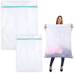 Unyqoos® Set van twee grote fijnmazige wasnetten voor optimale wasbescherming — thumbnail 1