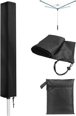 Waterproof Droogmolen Cover met Rits - 210D Oxford Beschermhoes - 180 x 16 x 16 cm — thumbnail 1