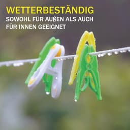 Uittrekbare Waslijn 20 Meter - Robuuste en Roestvrije Lijn voor Droogmolen en Tuin — thumbnail 2