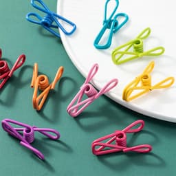 Camping Accessoires - Reiswaslijn met 12 Clips - Draagbare Buitenwaslijn - Uittrekbare Waslijn voor Kamperen — thumbnail 5