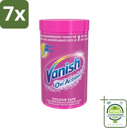 7 x Vanish Oxi Action - Veilige Kleur - Vlekkenverwijderaar Poeder - Zonder Bleek - Gekleurde Was - 1.5 Kg - Grootverpakking - Vlekkenverwijderaar - Waspoeder - Gekleurde Was - Wasmiddel - Vlekken Verwijderen — thumbnail 1