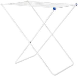 Ruimtebesparend staand droogrek, opvouwbaar met 8 meter drooglengte, geschikt voor 1-2 ladingen wasgoed — thumbnail 1