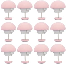 Roze donsdekenclipset (12 stuks) - Donsdekenclips, dekbedhouder, geschikt voor dekbedden, kussens en gordijnen (roze) — thumbnail 1