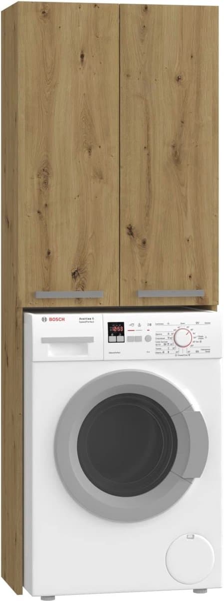 Wasmachine Kast met Plank voor Badkamer - Ruimtebesparende Oplossing voor Wasruimte — afbeelding 1