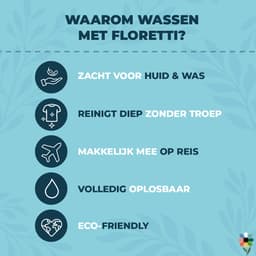 Floretti – Milieuvriendelijke Wasstrips – Lavendel – 132 wasbeurten – Wasstrips / Wasmiddeldoekjes / Wasdoekjes / Wasvellen / Laundry Sheets – Vegan – Voor alle kleuren en soorten was — thumbnail 4
