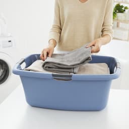 Rotho Flowers Wasmand 50L Horizon Blauw — thumbnail 1