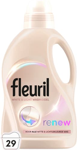Fleuril White & Light - Vloeibaar Wasmiddel - Witte en Pastelkleuren Was - 4x29 Wasbeurten - Voordeelverpakking — thumbnail 2