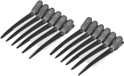 12 Stuks Professionele Haarclips voor Kappers - Antislip Klemmen voor Knippen en Verven — thumbnail 1