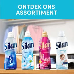 Silan Wasverzachter - Sensitive 880ml - 12 x 40 Wasbeurten - Hypoallergeen - Voordeelverpakking — thumbnail 3