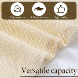 Waszakken - Wasnetten - Set van 3 - 30x40cm - wasnet voor wasmachine - Bescherm je Wasgoed en Wasmachine - herbruikbare en duurzame mesh waszak - Wasnetten met Rits voor Wasgoed - Khaki — thumbnail 5