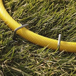 GardenMate 25 grondankers verzinkt, van staaldraad, 200 mm lang, 25 mm breed, 3,8 mm, platte kop, voor extreem harde vloeren — thumbnail 2