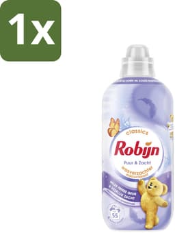 1 x Robijn – Wasverzachter – Puur & Zacht – 1,1 L - Koffie - Koffiezetapparaat - Koffiezetapparaat — thumbnail 1