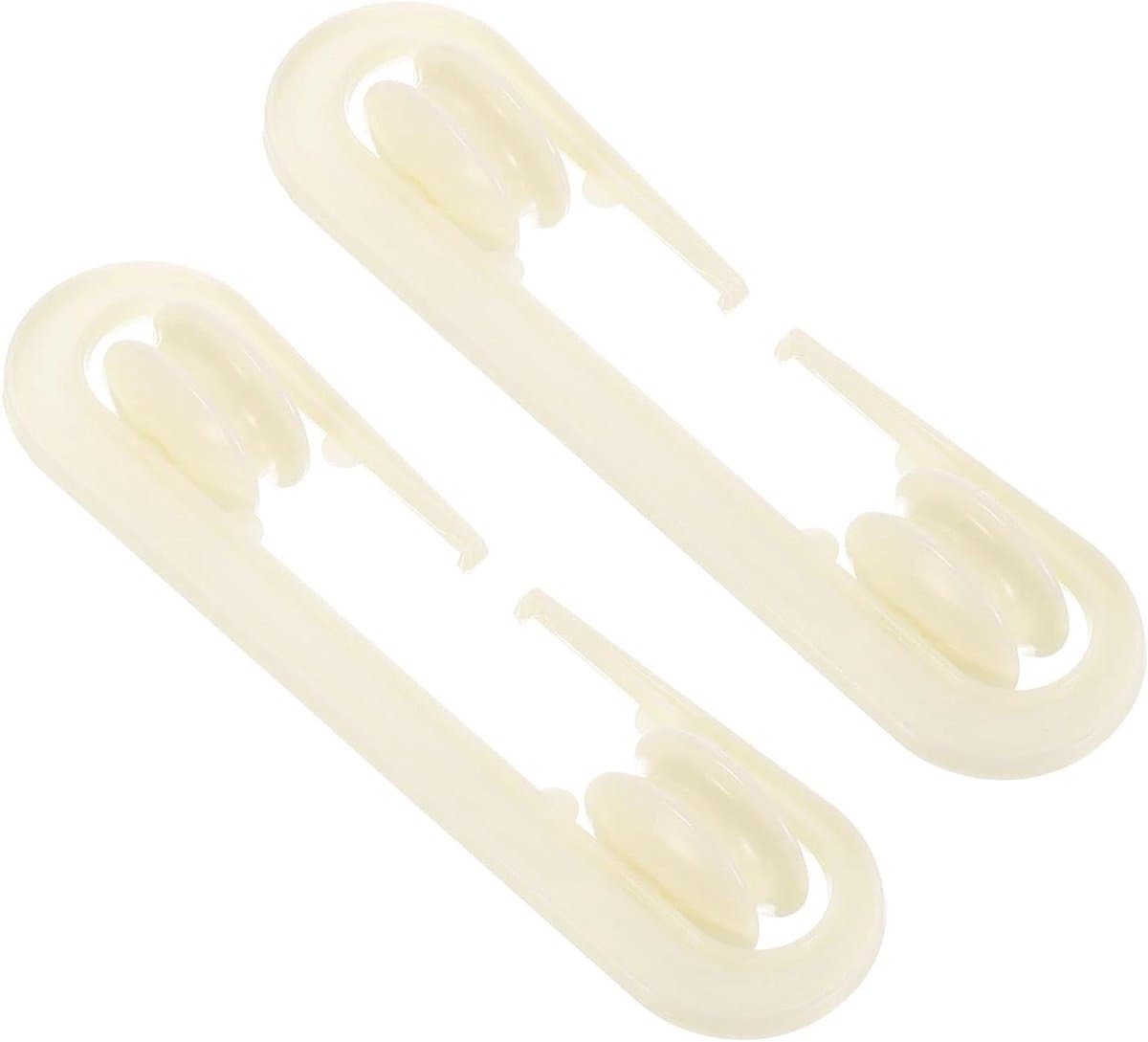 Allecta - Waslijnspreider voor buiten - Set van 2 - Lichte ABS kunststof - Lange waslijn separator - Wit - Duurzaam en praktisch — afbeelding 1