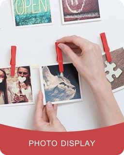 Houten Wasknijpers voor Kunst en Ambachten - Sterke Grip Clips voor Kleding en Foto's - 2,83 inch — thumbnail 3