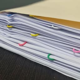 600 Gekleurde Paperclips Klein - Kunststof Gecoat Ijzer voor Documenten, Foto's en Posters — thumbnail 2