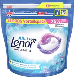 Lenor All in 1 Wasmiddel Pods April Fris - 2x52 Wasbeurten - Voordeelverpakking — thumbnail 2