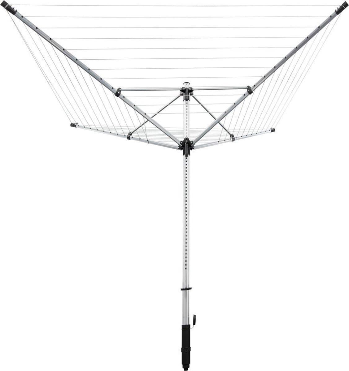 Leifheit Droogmolen Linolift 600 Evo - incl. betonanker en beschermhoes - 60m — afbeelding 1