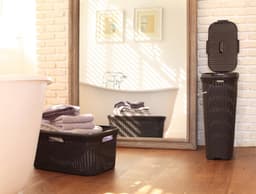 Curver Style Wasmand met deksel - 40L - Kunststof - Bruin — thumbnail 3