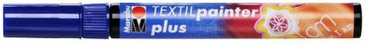 Textil painter - plus punt 3 mm - Donkerblauw — afbeelding 1