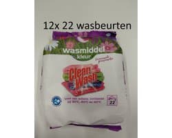 Senzora Clean Wash - wasmiddel waspoeder - Color kleur - 12x 22 wasbeurten