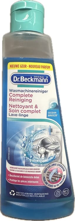 Dr. Beckmann Wasmachine Reiniger - Complete verzorging - 250ml - Voor een lange levensduur - Ocean Breeze — thumbnail 2
