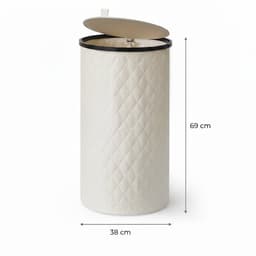 MAZAZU Ronde Wasmand 99L – Hoog Smal – Deksel & Waszak — thumbnail 2