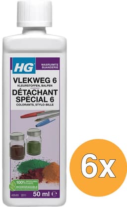 HG Vlekweg Nr6 - 6 x 50 ml - Voordeelverpakking — thumbnail 3