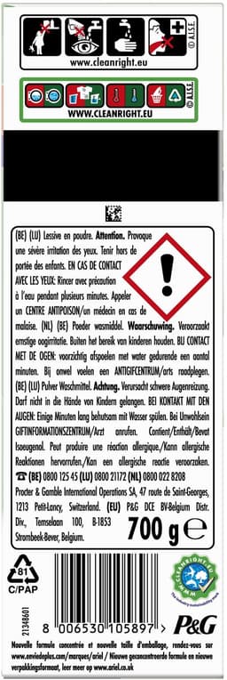 Ariel Snel Oplosbaar Waspoeder Original - 6 x 14 Wasbeurten — thumbnail 3