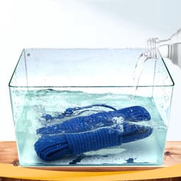 Heavy Duty Waslijn Touw met Clips - Roestbestendig en Weerbestendig voor Tuin en Outdoor Gebruik — thumbnail 2