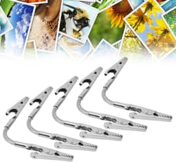 5 Stuks Dubbele Kop Alligator Clips voor Foto's Memo's en Kaarten — thumbnail 3