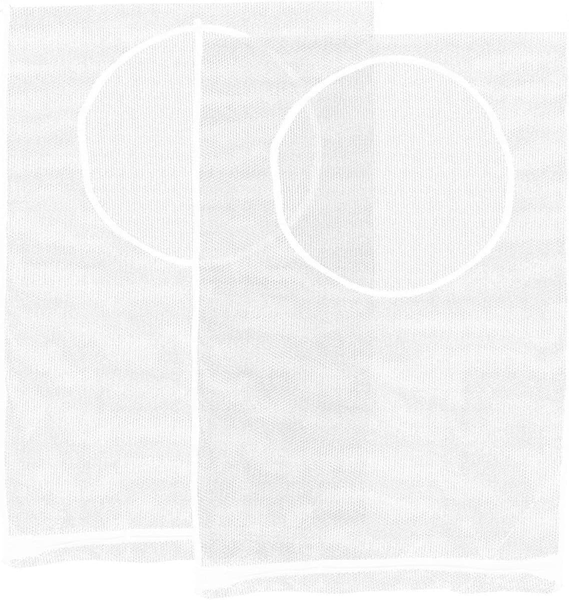 Wasmand Hangend - 2 Stuks - Ophangbare Wasmand - Wassorteerder - Deurzak - Wasmand - Wasverzamelaar - Ophangbare Wasmand - Hangende Waszak - Wordt geleverd met 2 haken - Voor Badkamer / Wasruimte - 73.5*48.5cm — afbeelding 1