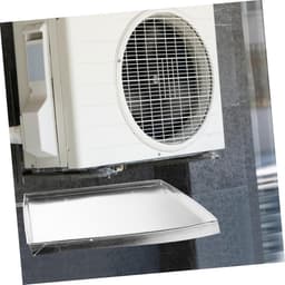 Airco Lekbak - Wateropvangbak Condensaat - Voorkom Lekkage - Inclusief Afvoerbuis - 40x40x3.5cm - Zilver — thumbnail 2