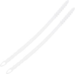 Pluizenreiniger Droogtrommel - Borstel Set - Onderhoud Huishouden - Duurzaam Materiaal - 595 cm Lengte - Wit — thumbnail 1