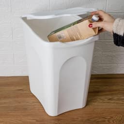 Kleine Wasmand 25 Liter met Deksel - Compacte Wasbox voor Vuile Was — thumbnail 2