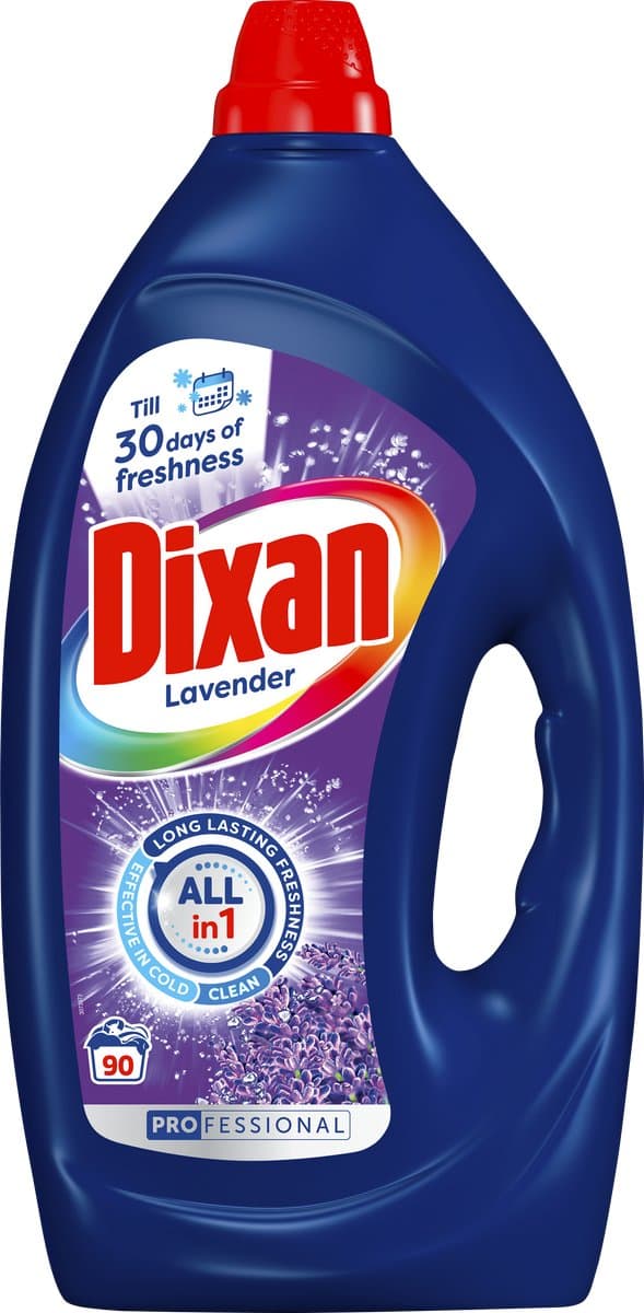 Dixan - Vloeibaar wasmiddel - Fresh Lavender - Professional - 90 wasbeurten - 1 stuk — afbeelding 1