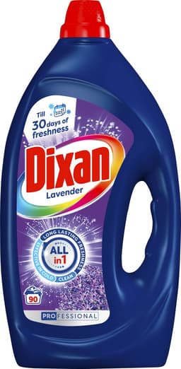 Dixan - Vloeibaar wasmiddel - Fresh Lavender - Professional - 90 wasbeurten - 1 stuk — thumbnail 1