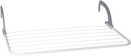 Storage Solutions Radiator droogrek - wit/zwart - metaal - 69 x 38 x 15 cm - handdoekrek - wasrek - 5 meter waslijn — thumbnail 3