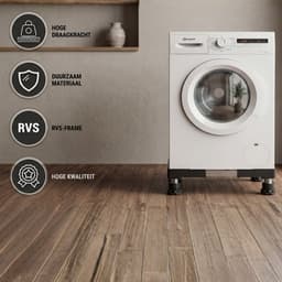 Vonia Wasmachine Verhoger - Universele verhoging voor Witgoed - Verstelbaar - 300 KG - Zwart — thumbnail 2