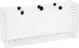 Vistransportcontainer - Vis weegzak Levende vis zak - Vissen observeren - SNAP Opening en Sluiting - 26x11.5x6.5 cm - Transparant — thumbnail 1
