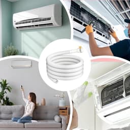 Afvoerslang Airco - Flexibele Slang - Vocht Afvoeren - Verstelbare Klem - Tot 9.8 Meter — thumbnail 3
