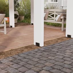 4x Grondhulsset Grondanker Paalhouder 83x60x700 mm – Verzinkt Staal – Zonder Beton – Voor Schutting, Pergola, Carport & Tuinhuis – Zwart — thumbnail 2